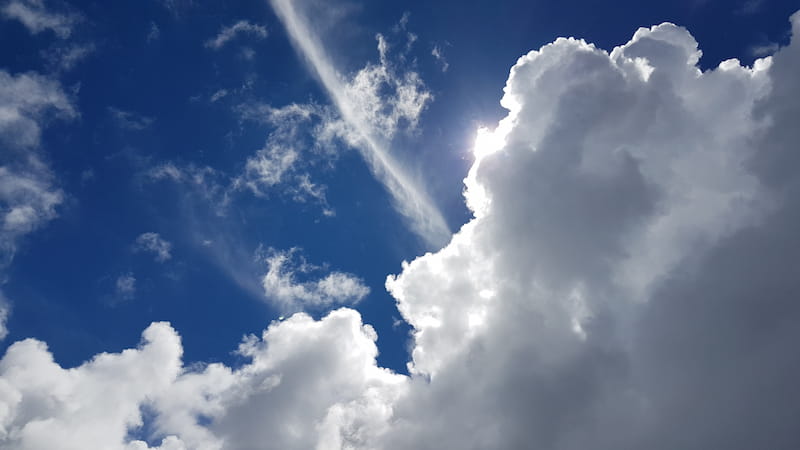 環島到合歡山武嶺的積雨雲