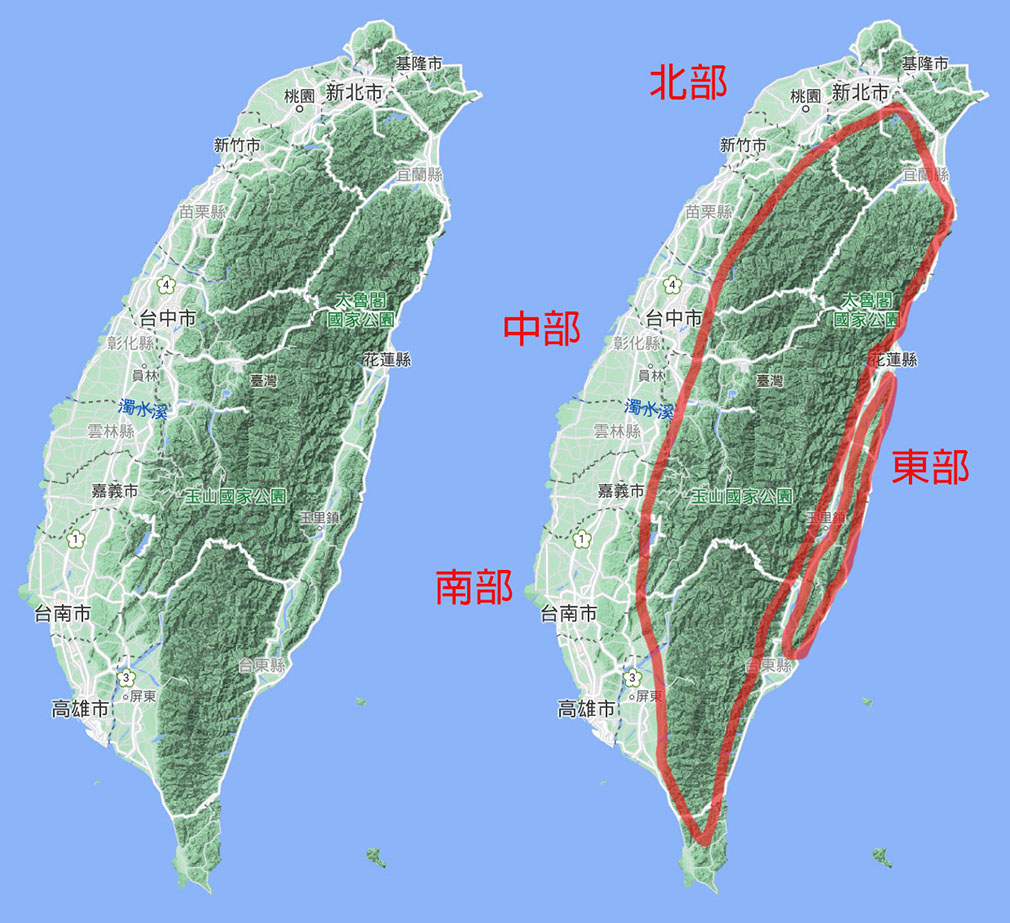 台灣地形圖