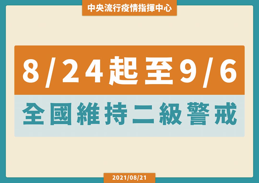 維持二級警戒
