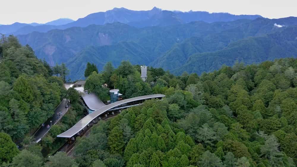 祝山車站(圖片來源:阿里山林業鐵路及文化資產管理處FB)