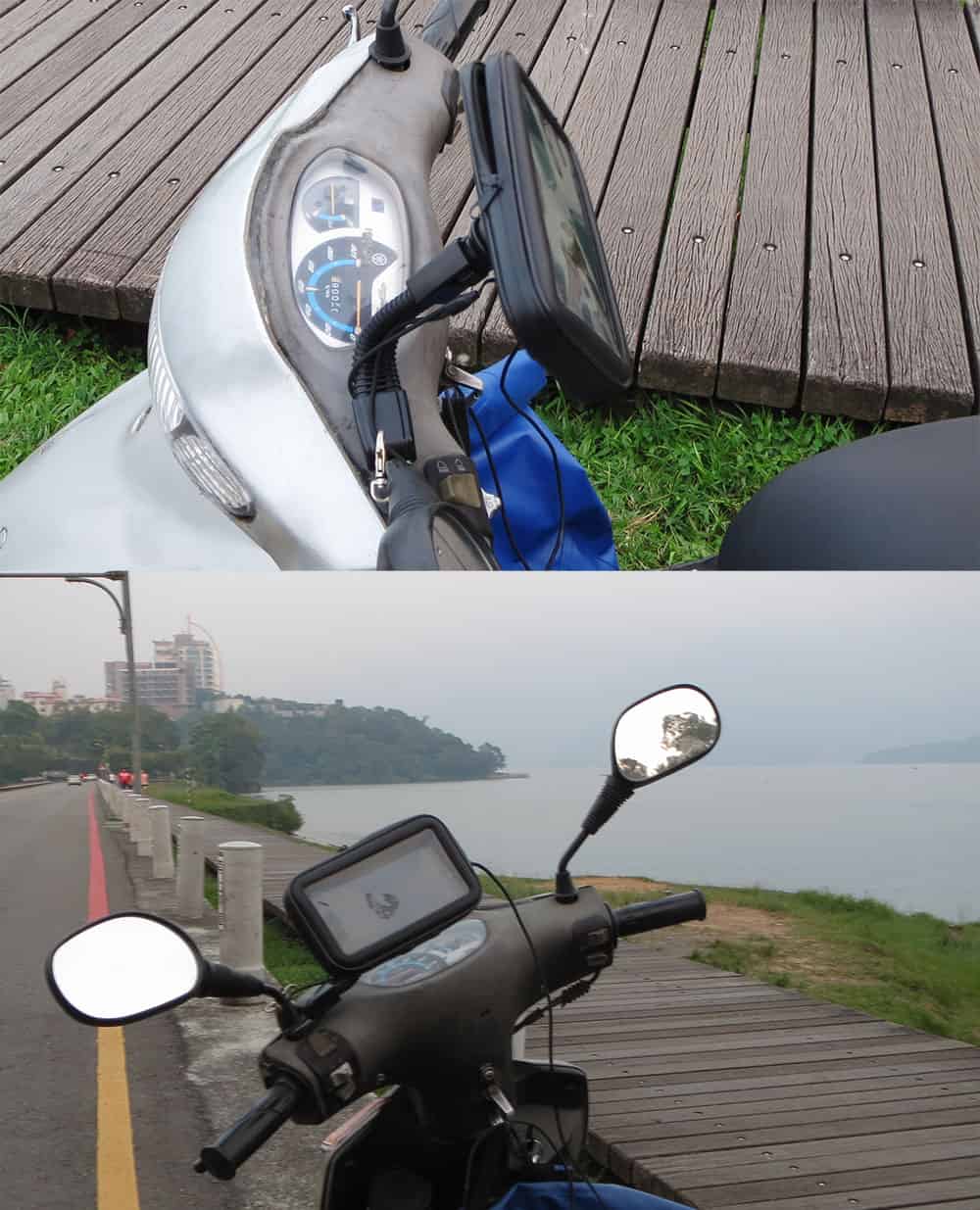 我的第一支機車手機架